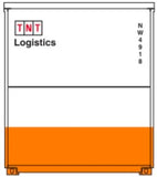 40CS-43 TNT Logistics 40' Curtain Sided Containers