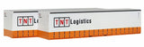 40CS-43 TNT Logistics 40' Curtain Sided Containers