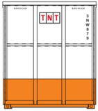 40CS-44 TNT Logo Only 40' Curtain Sided Containers