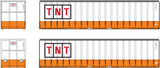 40CS-44 TNT Logo Only 40' Curtain Sided Containers