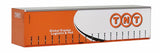40CS-45 Circle TNT Swirl Design 40' Curtain Sided Containers
