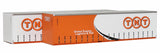 40CS-46 Circle TNT Swirl Design 40' Curtain Sided Containers