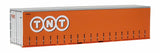 40CS-47 Circle TNT Orange 40' Curtain Sided Containers