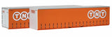 40CS-47 Circle TNT Orange 40' Curtain Sided Containers