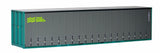 40CS-49 TGE Grey 40' Curtain Sided Containers
