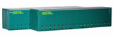 40CS-50 TGE Green 40' Curtain Sided Containers