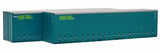 40CS-50 TGE Green 40' Curtain Sided Containers